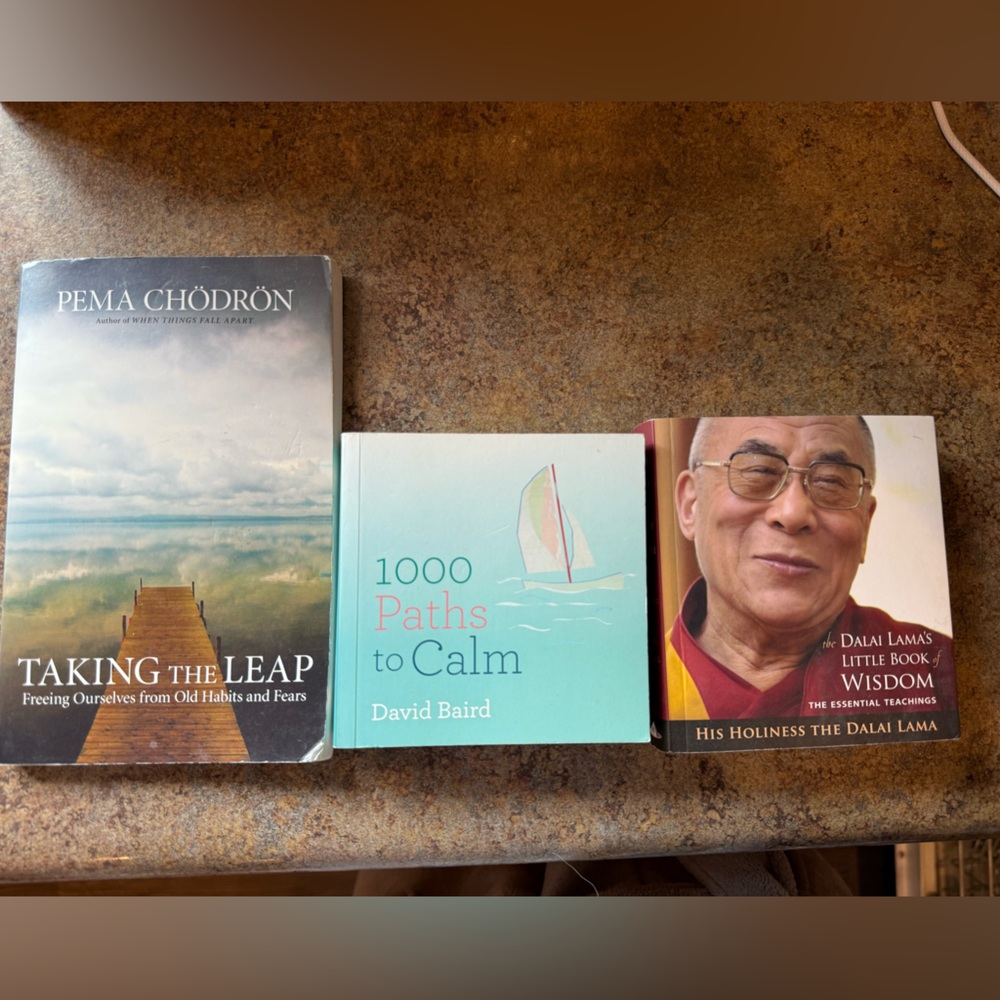 3 Books: Self Help. Inner Peace. Buddhism.